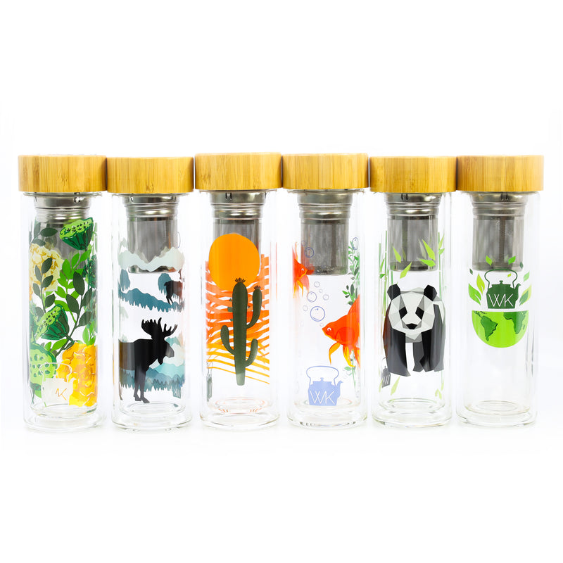 Double Wall Glass Tumbler with Infuser