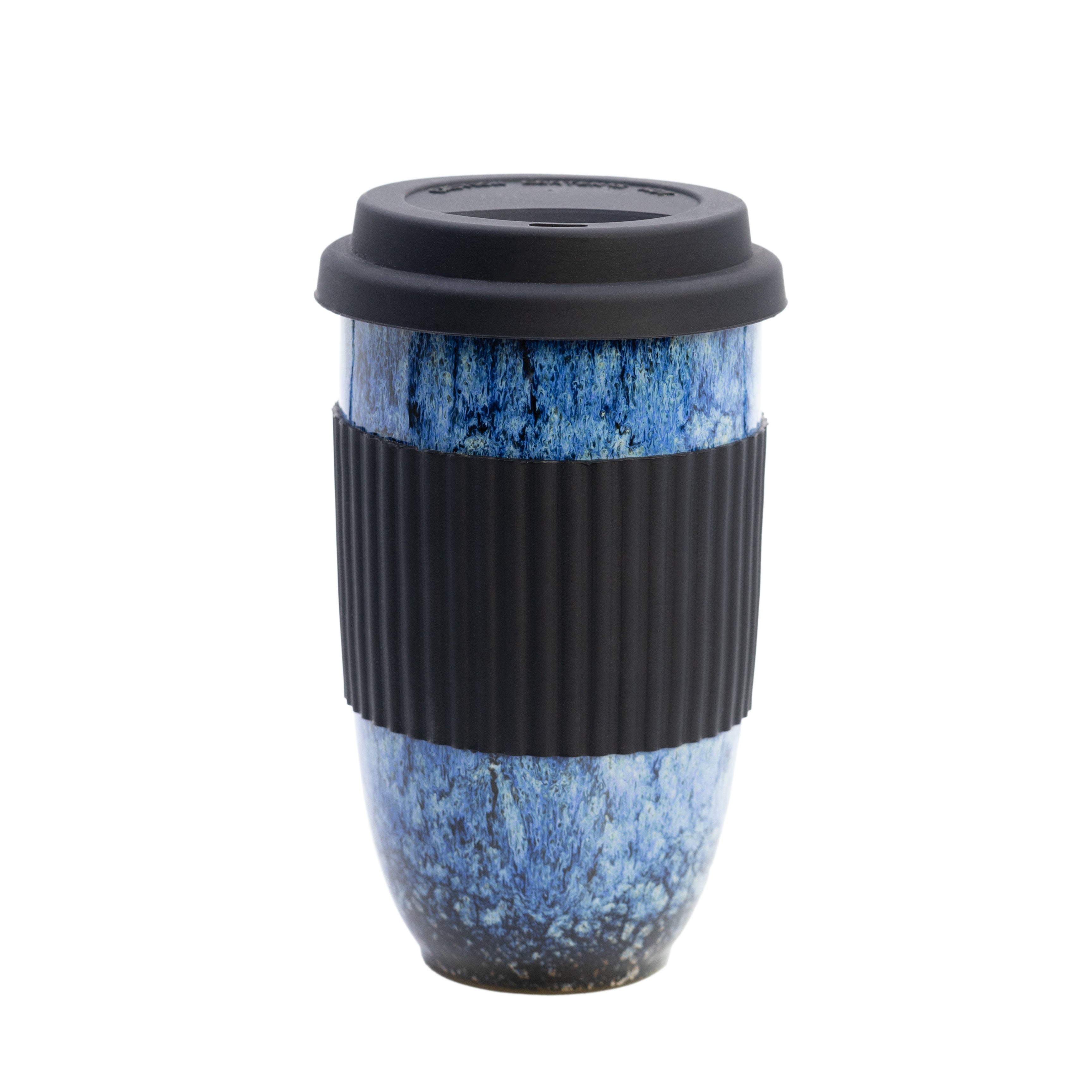 Ceramic travel mug on sale with lid