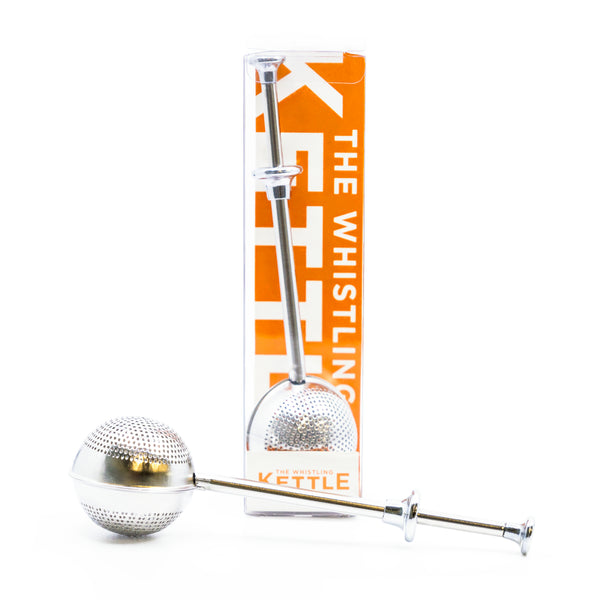 The Whistling Kettle Lil' Springer Long Handle Tea Ball Infuser.