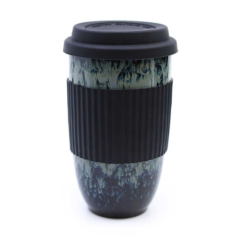 Blue Travel Coffee Mug